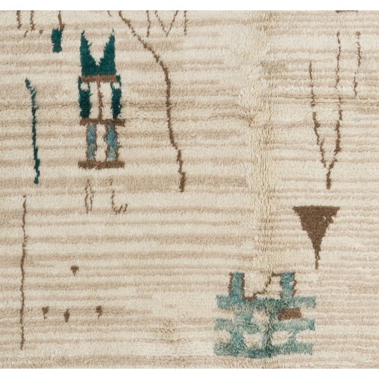 Contemporary Moroccan Rug. 100% Natural Undyed Wool. Custom Options Available Contemporary Moroccan Rug. 100% Natural Undyed Wool. Custom Options Available