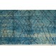 Modern Moroccan Berber Tulu Rug in Indigo Blue, 100% Wool, Custom Options Available