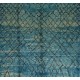  Modern Moroccan Berber Wool Rug in Indigo Blue, Custom Options Available