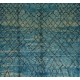 Modern Moroccan Berber Tulu Rug in Indigo Blue, 100% Wool, Custom Options Available
