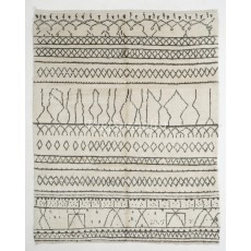 Boho Chic Moroccan Tulu Rug, 100% Natural Undyed Wool, Custom Options Available