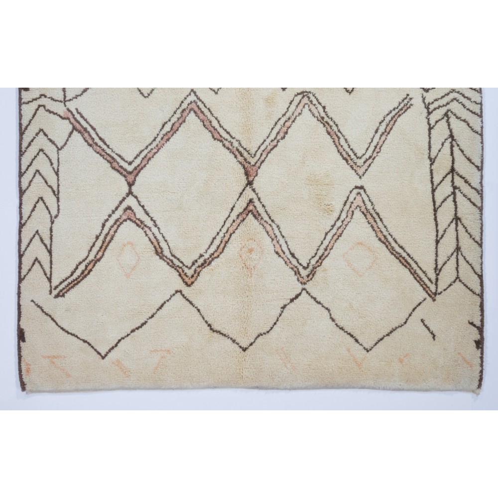 Contemporary Hand Knotted Moroccan Wool Rug. Custom Options Available