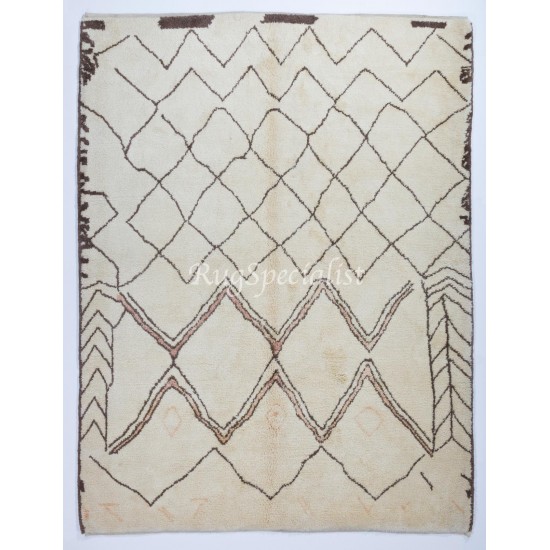 Contemporary Hand Knotted Moroccan Wool Rug. Custom Options Available