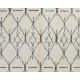 Contemporary Moroccan Design Rug, Beni Ourain Carpet, 100% Wool