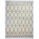 Contemporary Moroccan Design Rug, Beni Ourain Carpet, 100% Wool