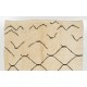 Contemporary Moroccan Rug, 100% Natural Undyed Wool. Custom Options