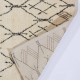 "Freedom" Moroccan Rug, 100% Natural Un-Dyed Wool, Modern Hand Knotted Tulu Carpet "Freedom" Moroccan Rug, 100% Natural Un-Dyed Wool, Modern Hand Knotted Tulu Carpet