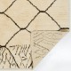 "Freedom" Moroccan Rug, 100% Natural Un-Dyed Wool, Modern Hand Knotted Tulu Carpet