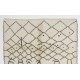 Boho Chic Moroccan Tulu Rug, 100% Natural Undyed Wool, Custom Options Available