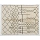 Boho Chic Moroccan Tulu Rug, 100% Natural Undyed Wool, Custom Options Available