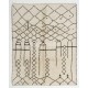 Boho Chic Moroccan Tulu Rug, 100% Natural Undyed Wool, Custom Options Available