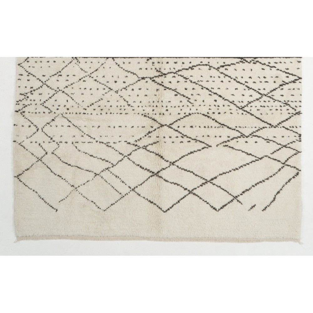 Modern Moroccan Azilal Rug, 100% Wool Carpet