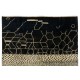 Contemporary Hand Knotted Moroccan %100 Wool Rug in Black and Cream Colors. Custom Options Available