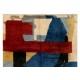 Contemporary Hand Knotted Rug with Abstract Design, 100% Soft, Velvety Wool, Custom Options Available