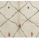 New Boho Chic Moroccan Hand-Knotted Rug Made Of Natural Wool for Contemporary Interiors. Custom Colors & Sizes Available
