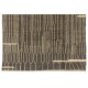 Modern Hand Knotted Wool Rug, Charcoal Gray and Cream Colors Custom Options