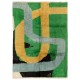  Abstract Modern Hand Knotted Rug, 100% Wool, Custom Options Available