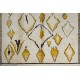 New Hand-Knotted Contemporary Moroccan Rug Made Of Natural Wool. Custom Options Available.