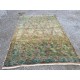 Handmade Moroccan Rug in Blue, Rust. Made-to-Order. 100% Wool