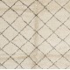 Modern Moroccan Handmade Tulu Rug, 100% Natural Wool Carpet