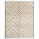 Modern Moroccan Handmade Tulu Rug, 100% Natural Wool Carpet