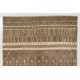 Contemporary Handmade Moroccan Rug in Latte Brown and Beige Colors