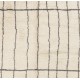 Hand-Knotted Moroccan Tulu Rug, 100% Natural Undyed Wool, Custom Options Available
