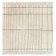 Hand-Knotted Moroccan Tulu Rug, 100% Natural Undyed Wool, Custom Options Available