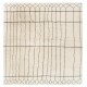 Hand-Knotted Moroccan Rug, 100% Natural Undyed Wool, Custom Options Available