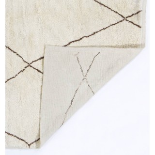 Hand-knotted Moroccan Tulu Rug. 100% Natural Wool. Atlas Design Contemporary Carpet. Custom Options Available