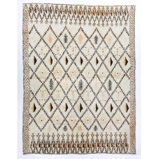Modern Handmade Moroccan Large Rug, 100% Wool. Custom Options Available