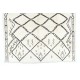 Modern Handmade Moroccan Large Rug, 100% Wool. Custom Options Available