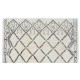 Contemporary Moroccan Tulu Rug, 100% Natural Undyed Wool