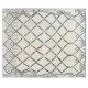 Contemporary Moroccan Rug, 100% Natural Undyed Wool