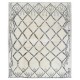 Contemporary Moroccan Tulu Rug, 100% Natural Undyed Wool