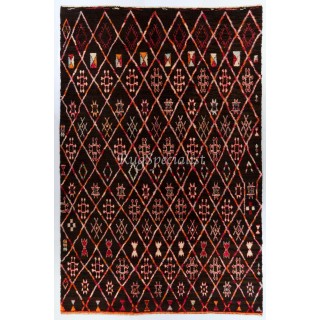 Hand Knotted Moroccan Tulu Rug, 100% Wool, Modern Oversize Carpet