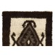 Moroccan Berber Design Hand-knotted Tulu Rug, 100% Natural Wool. Beni Ourain Carpet
