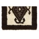 Moroccan Berber Design Hand-knotted Tulu Rug, 100% Natural Wool. Beni Ourain Carpet