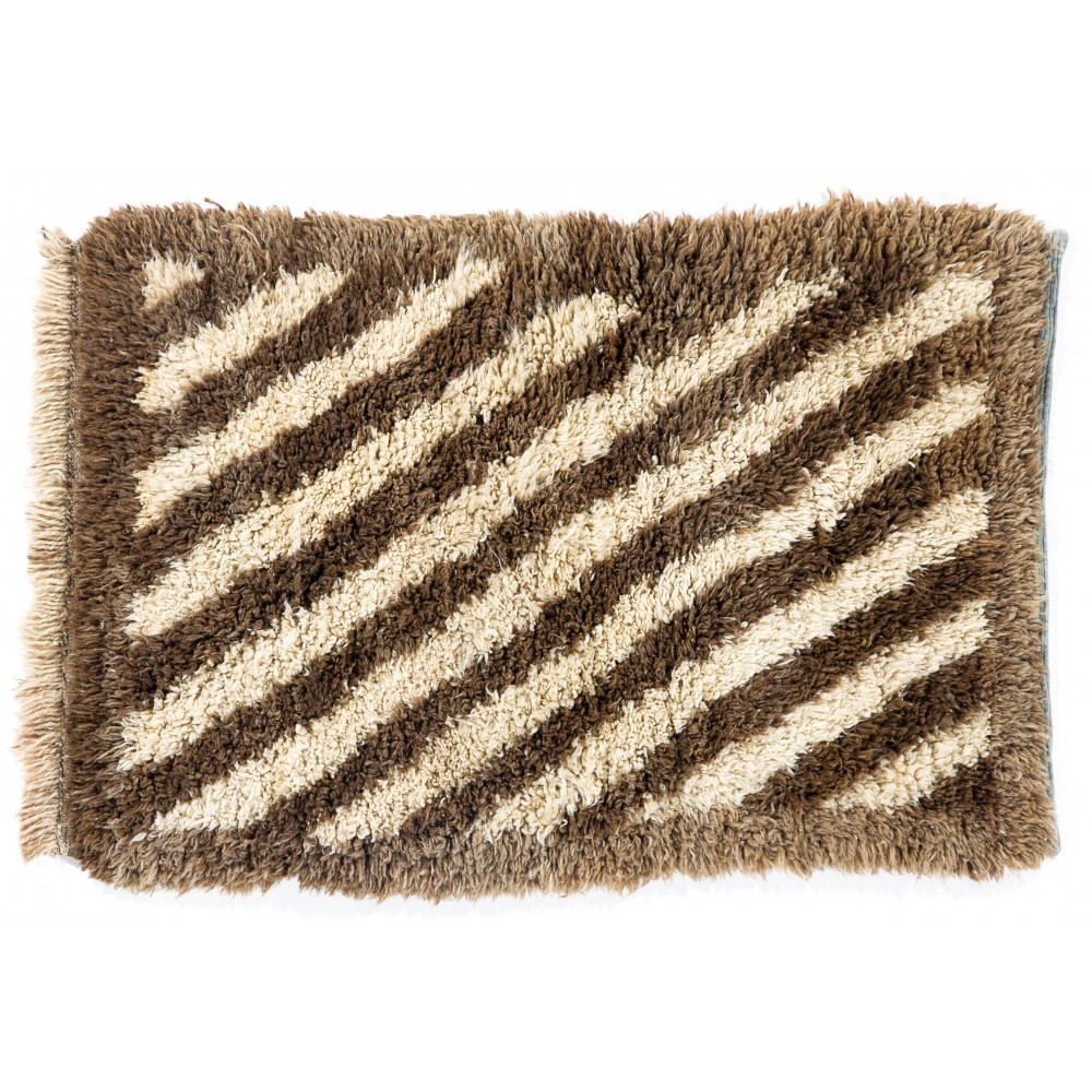 New Hand Knotted Tulu Rug made of Natural Undyed Wool
