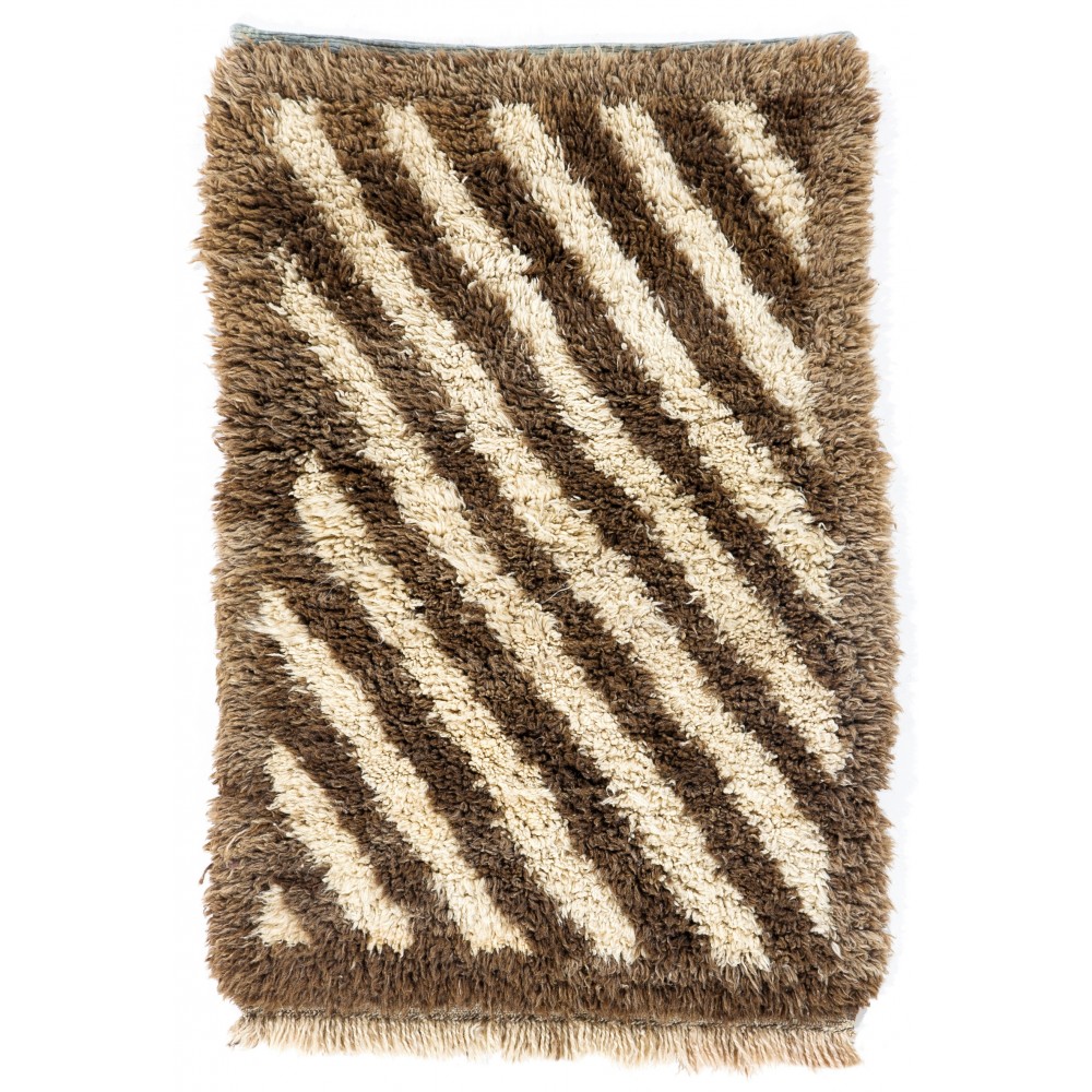 New Hand Knotted Tulu Rug made of Natural Undyed Wool