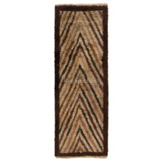 Handmade Tulu Runner Rug with Rising Arches. 100% Natural Wool. Custom Options Available