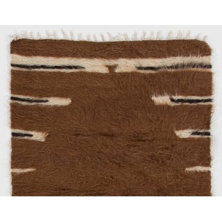 Soft Mohair Wool Kilim Rug. Floor Covering & Wall Hanging. Sofa Throw. Vintage Bed Cover. Blanket