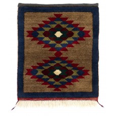 Vintage Hand-knotted Turkish Tulu Rug, 100% Wool