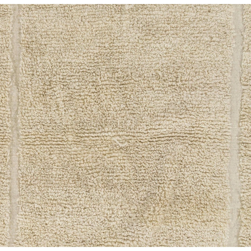 Minimalist Vintage Turkish "Tulu" Rug made of Natural Undyed Wool