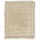Minimalist Vintage Turkish "Tulu" Rug made of Natural Undyed Wool