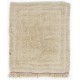 Minimalist Anatolian "Tulu" Rug made of Natural Undyed Wool