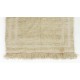Minimalist Anatolian Tulu Rug in Natural Wool, Custom Options Available