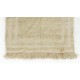 Minimalist Anatolian Tulu Rug in Natural Wool, Custom Options Available