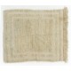 Minimalist Anatolian Tulu Rug in Natural Wool, Custom Options Available