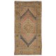 Vintage Handmade Turkish Village Rug with Subtle Colors, Soft Wool Pile